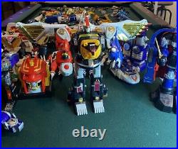 Vintage Bandai Power Rangers Transformers Voltron Action Figure Toys HUGE LOT