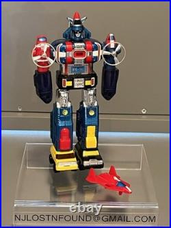 Vintage Bandai Voltron Dairusser Cb-73 6 Metal Diecast Toy Robot Japan Clean