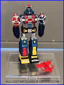 Vintage Bandai Voltron Dairusser Cb-73 6 Metal Diecast Toy Robot Japan Clean