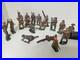Vintage Barclay Lead Toy Soldier Figures Lot 18 Painted Army Men WW1 USA Poses