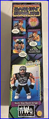 Vintage Bashin' Brawlers 1998 Macho Man Randy Savage Toy Biz ORIGINAL BOX ONLY