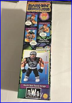 Vintage Bashin' Brawlers 1998 Macho Man Randy Savage Toy Biz ORIGINAL BOX ONLY