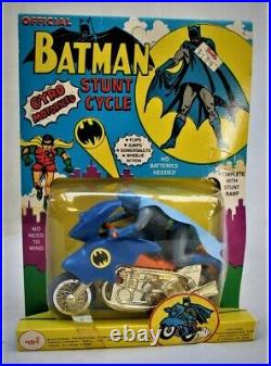 Vintage Batman Stunt Cycle Mint on the Card