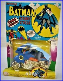 Vintage Batman Stunt Cycle Mint on the Card