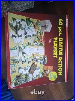 Vintage Battle Action Playset With Playmat