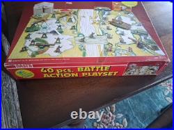Vintage Battle Action Playset With Playmat