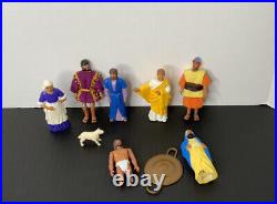 Vintage Bible Greats 3.75 Rainfall Action Figure Disciples Toy Lot 7 Figures