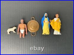 Vintage Bible Greats 3.75 Rainfall Action Figure Disciples Toy Lot 7 Figures