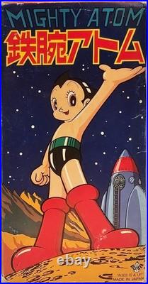 Vintage Billiken Japan Mighty Atom Robot Tin Toy Astro Boy Wind-up