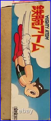 Vintage Billiken Japan Mighty Atom Robot Tin Toy Astro Boy Wind-up