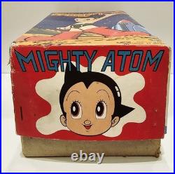 Vintage Billiken Japan Mighty Atom Robot Tin Toy Astro Boy Wind-up