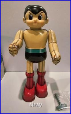 Vintage Billiken Japan Mighty Atom Robot Tin Toy Astro Boy Wind-up