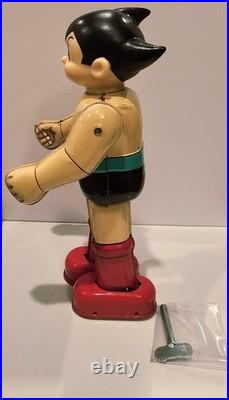 Vintage Billiken Japan Mighty Atom Robot Tin Toy Astro Boy Wind-up
