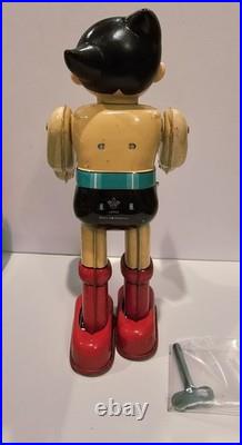 Vintage Billiken Japan Mighty Atom Robot Tin Toy Astro Boy Wind-up