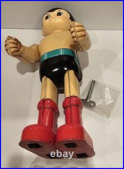 Vintage Billiken Japan Mighty Atom Robot Tin Toy Astro Boy Wind-up