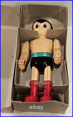 Vintage Billiken Japan Mighty Atom Robot Tin Toy Astro Boy Wind-up