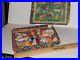 Vintage Bisque Cartoon Comic Circus Figures Occupied Japan Unused Playset In Box