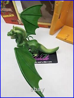 Vintage Blackstar Warlock Green Dragon Galoob Original Box + Cardboard Insert