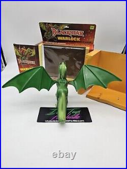 Vintage Blackstar Warlock Green Dragon Galoob Original Box + Cardboard Insert