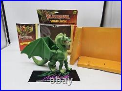 Vintage Blackstar Warlock Green Dragon Galoob Original Box + Cardboard Insert