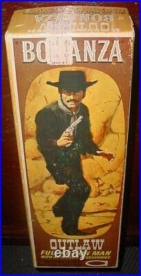 Vintage Bonanza Outlaw Boxed Figure American Character Rare Incomplete Rare