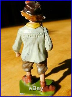 Vintage Britains Farm series Village Idiot #587 lead Figures toy RARE