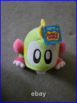 Vintage Bubble Bobble NES Plush Toy Taito Brand New With Tags VERY RARE