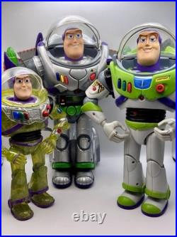 Vintage Buzz Lightyear Action Figures Lot of 3 2 Working! 1 Alarm Not Working