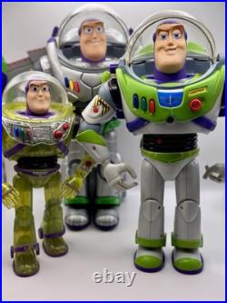 Vintage Buzz Lightyear Action Figures Lot of 3 2 Working! 1 Alarm Not Working