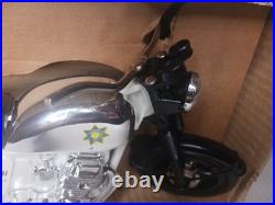Vintage CHiPs Free Wheeling Motorcycle Ideal Toys Mego And Ponch Figure 1980