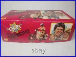 Vintage CHiPs Free Wheeling Motorcycle Ideal Toys Mego And Ponch Figure 1980