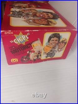 Vintage CHiPs Free Wheeling Motorcycle Ideal Toys Mego And Ponch Figure 1980