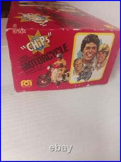 Vintage CHiPs Free Wheeling Motorcycle Ideal Toys Mego And Ponch Figure 1980