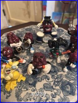 Vintage California Rasins Lot Of 10 Rare Bannana Broccoli & Rudy Bagaman