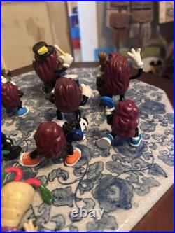 Vintage California Rasins Lot Of 10 Rare Bannana Broccoli & Rudy Bagaman