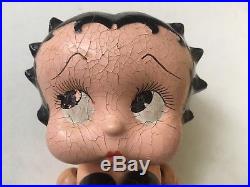 Vintage Cameo BETTY BOOP wood composition Doll figure toy 1930s black dress