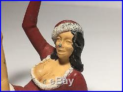 Vintage Christmas Lead Toy Figure Stripper Miniature Rare