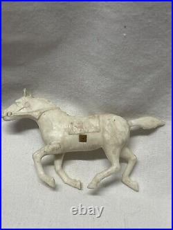 Vintage Cowboy Indians Plastic Toy Figures Covered Wagon Horses Lot 142 pieces