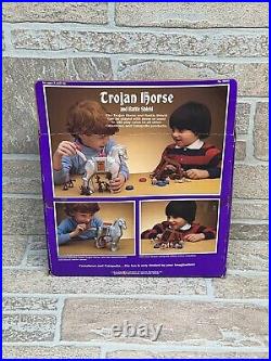 Vintage Crossbows & Catapults Toy Trojan Horse & Battle Shield Complete with Box