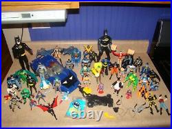 Vintage DC Comics Kenner Batman Figures Toy Lot Joker 1980's 90's 1984