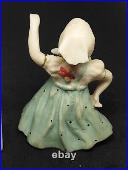 Vintage Dancers Figurines Plastic Handmade Russian Collectible Toy Rare Old 20th