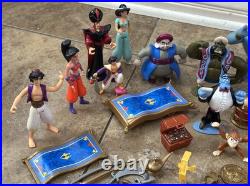Vintage Disney Aladdin Action Figure Lot Toy 1992 Genie Jasmine Tiger Jafar Abu