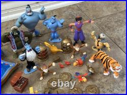 Vintage Disney Aladdin Action Figure Lot Toy 1992 Genie Jasmine Tiger Jafar Abu