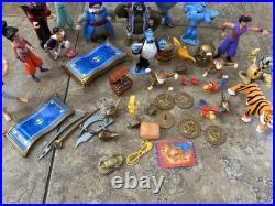 Vintage Disney Aladdin Action Figure Lot Toy 1992 Genie Jasmine Tiger Jafar Abu