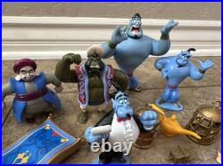 Vintage Disney Aladdin Action Figure Lot Toy 1992 Genie Jasmine Tiger Jafar Abu