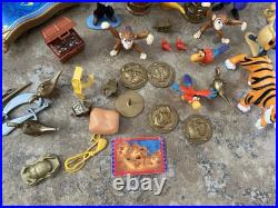 Vintage Disney Aladdin Action Figure Lot Toy 1992 Genie Jasmine Tiger Jafar Abu