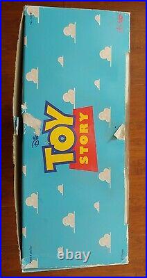 Vintage Disney Toy Story Talking Intergalactic Buzz Lightyear Thinkway In Box