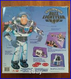 Vintage Disney Toy Story Talking Intergalactic Buzz Lightyear Thinkway In Box