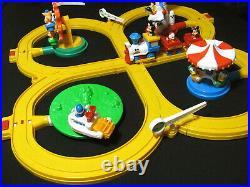 Vintage Disneyland Playmates Train Track Playset 36 Piece Figure 1986 Disney Toy