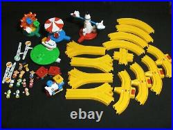 Vintage Disneyland Playmates Train Track Playset 36 Piece Figure 1986 Disney Toy